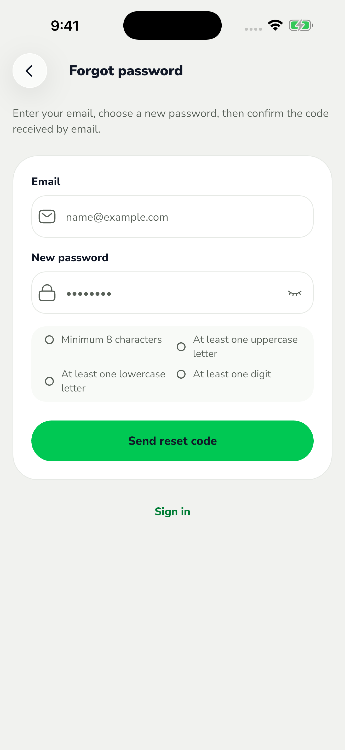 Karro screen illustrating step 2