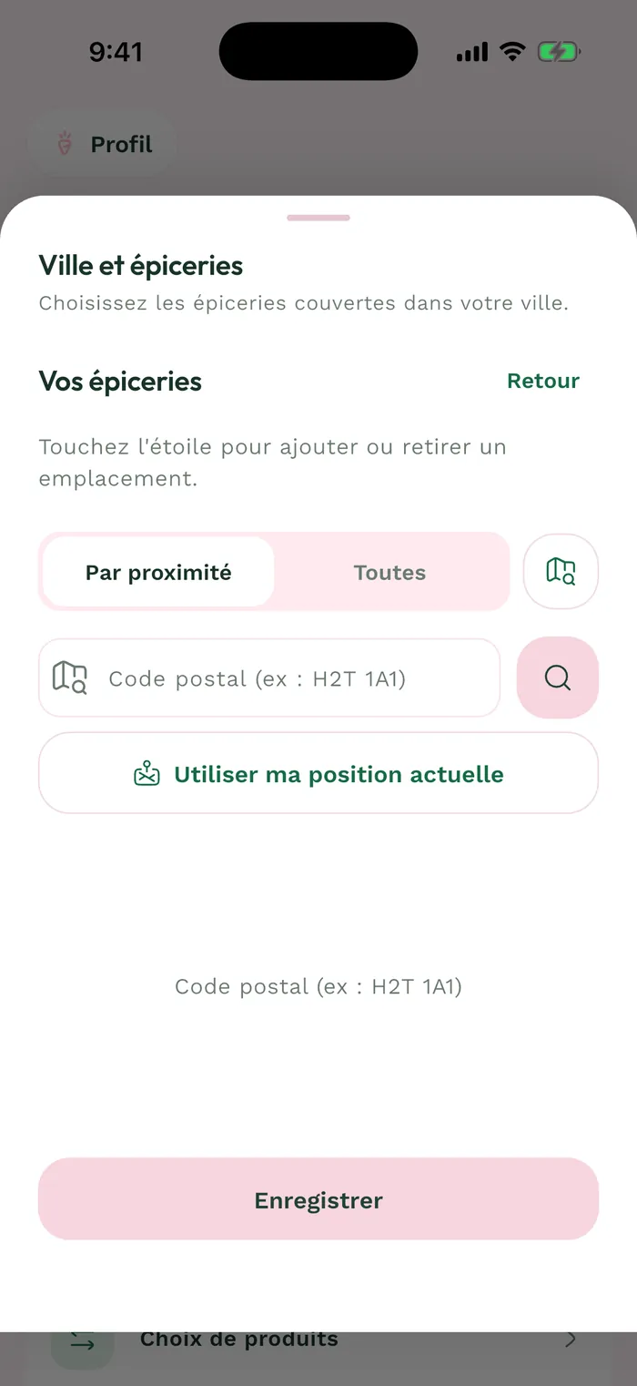 Sélection des épiceries Karro en français